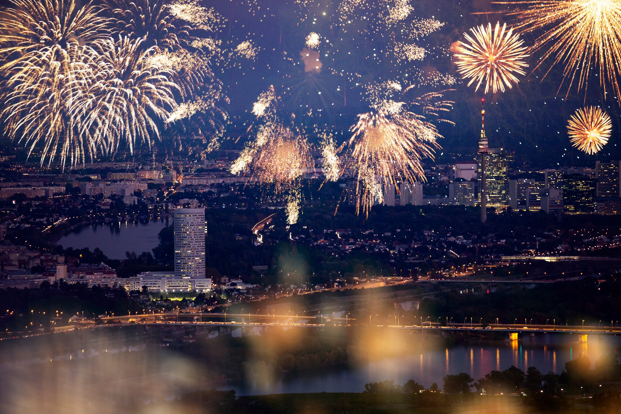 Fireworks in Vienna
