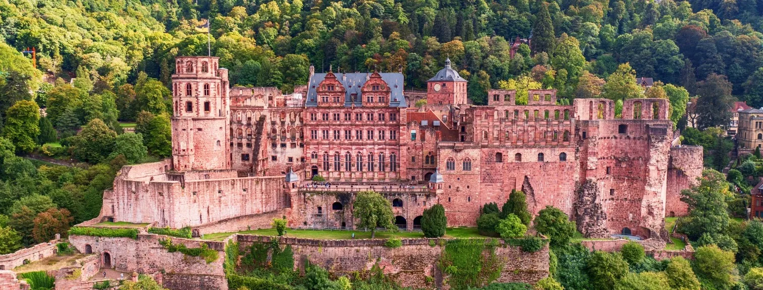 The castle (castle ruin) in Heidelberg