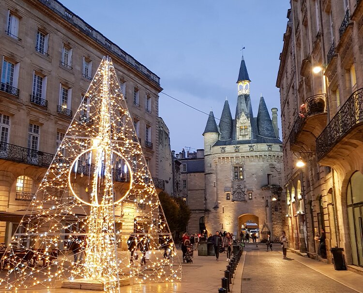 Christmas tree in Bordeauz
