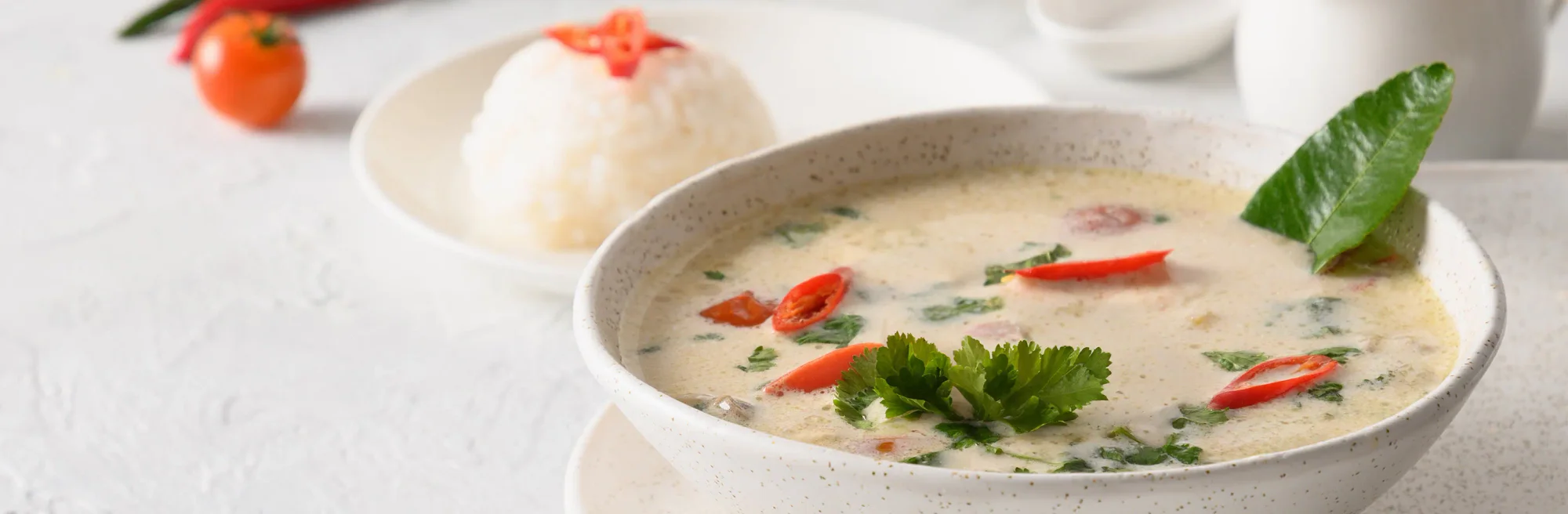 Picture of coconut curry soup