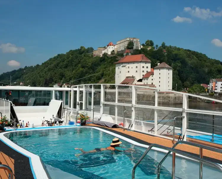 Pool on the deck of AmaLea
