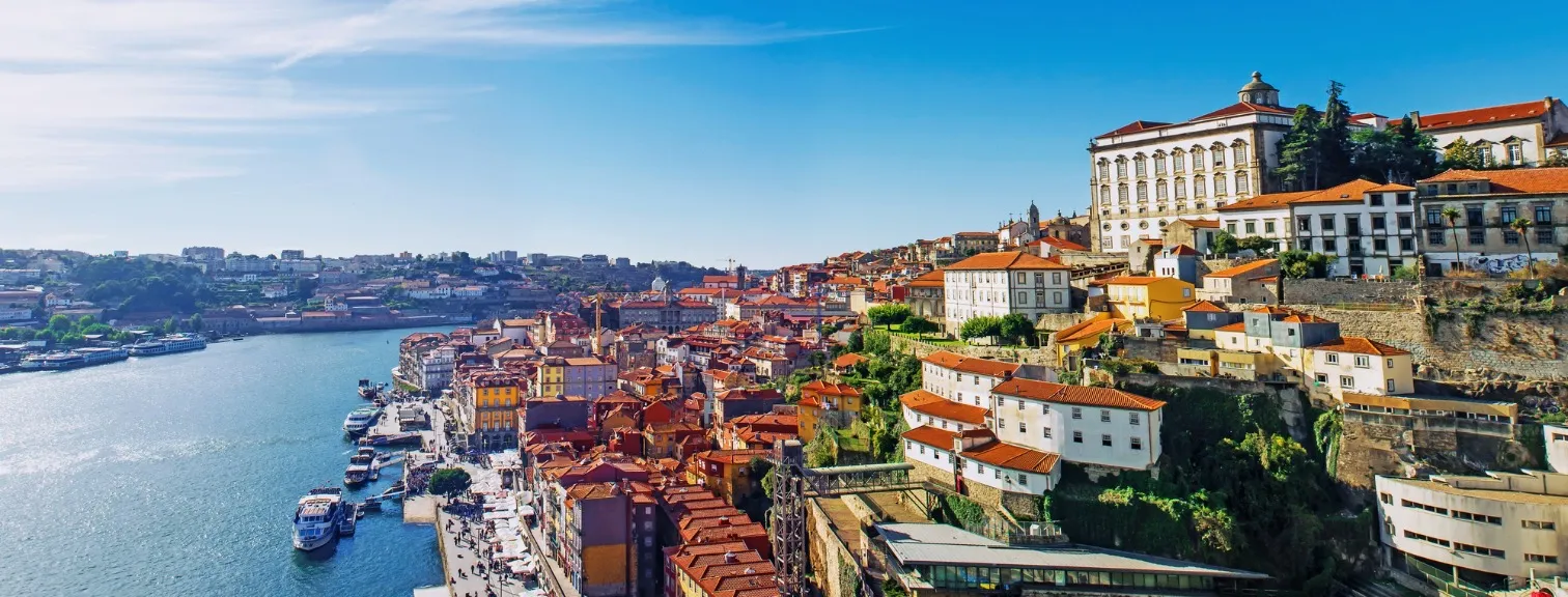 View of Porto and the Douro River region