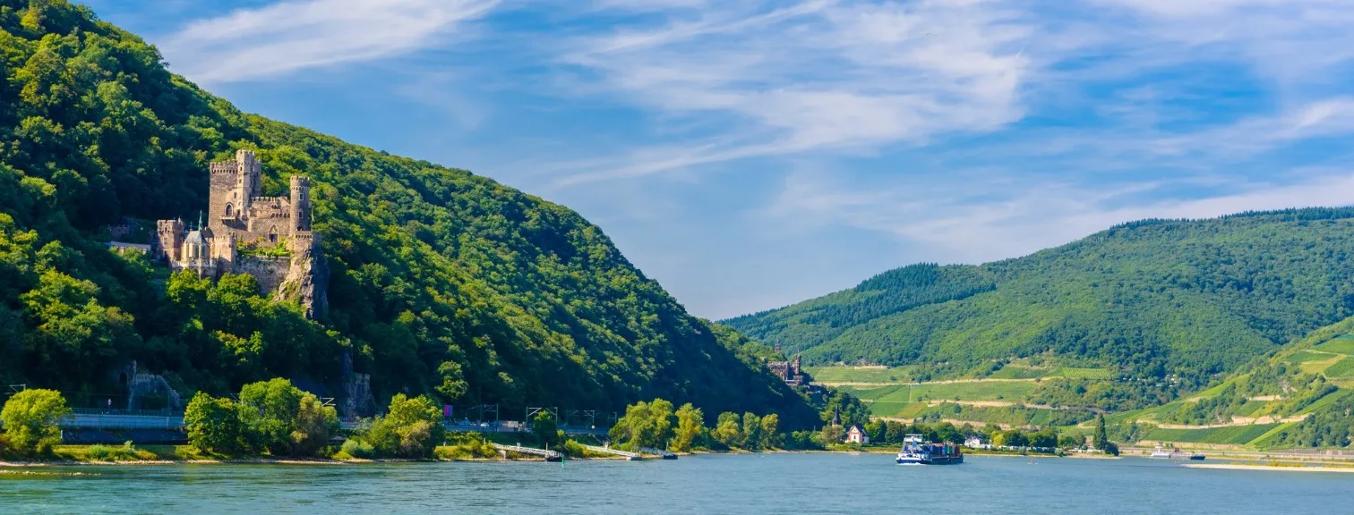 Rheinstein Castle in Ruedesheim