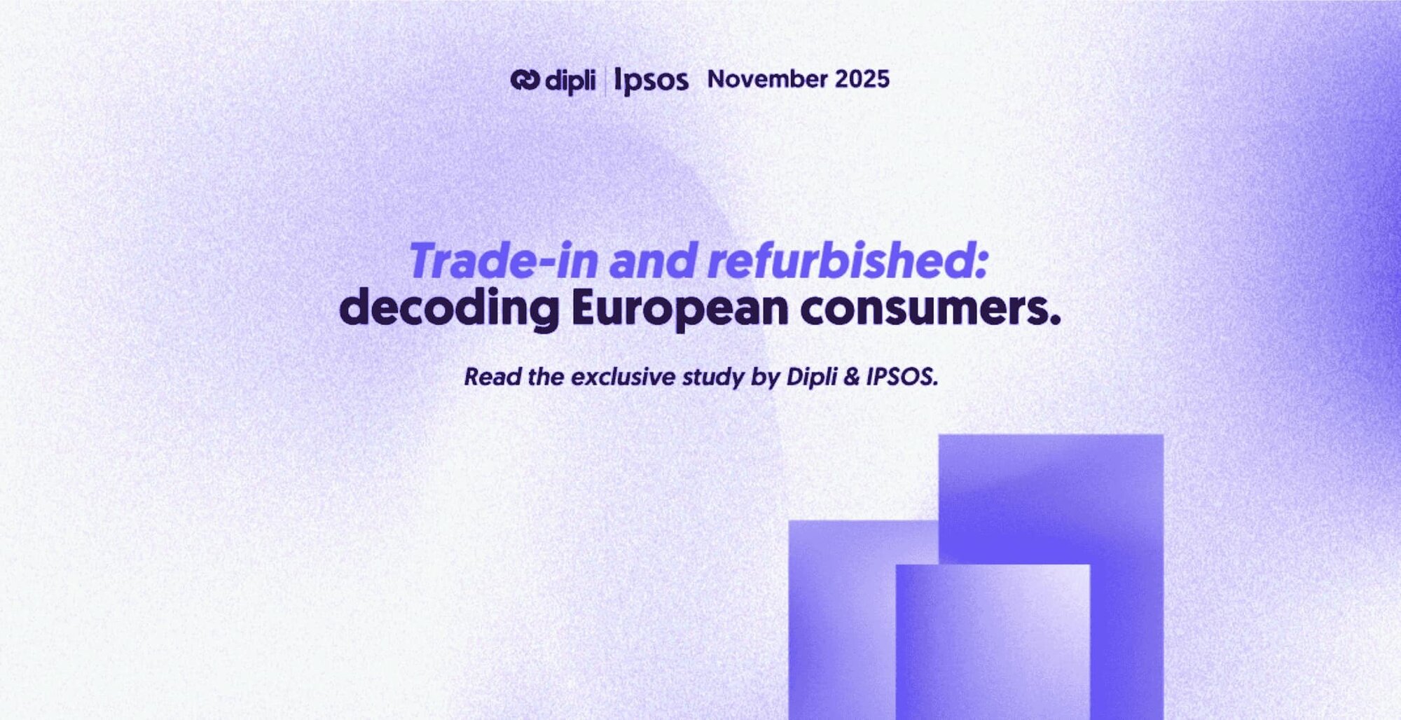 Dipli Ipsos étude 2025 reconditionné trade-in