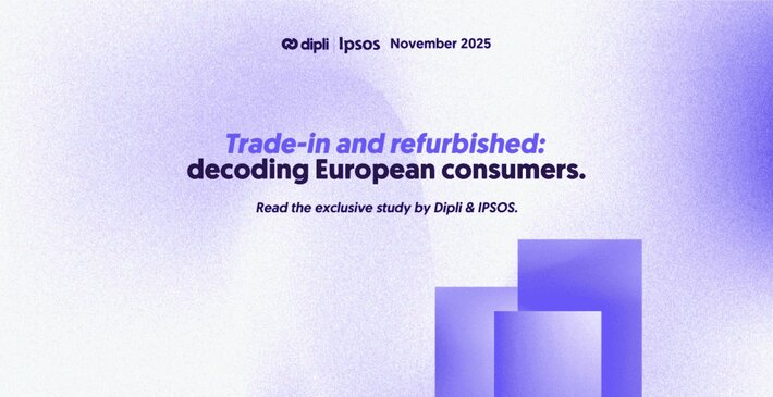 Dipli Ipsos study 2025 refurbished trade-in