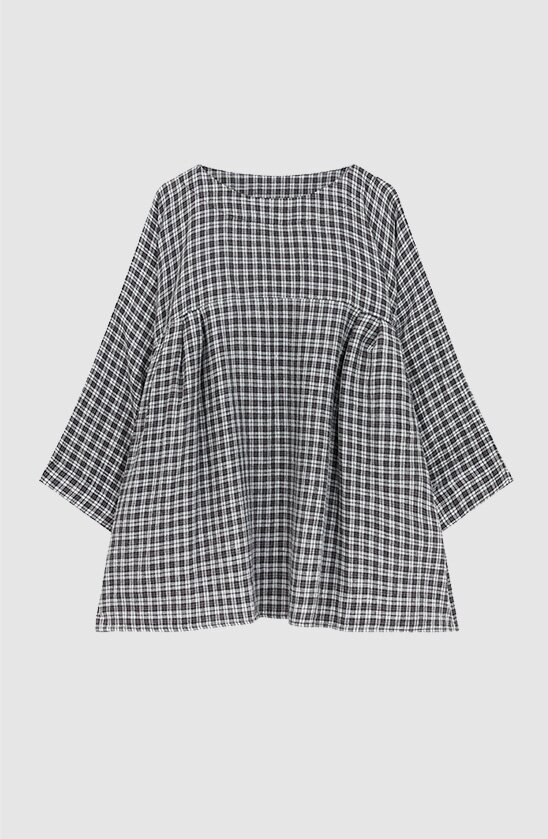 Kelli Blouse - Plaid