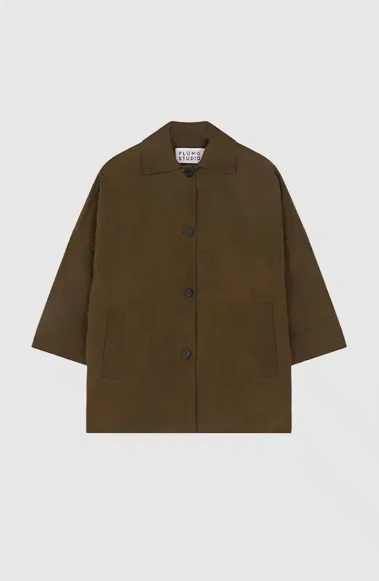 Cut out of Carr Coat - Olive