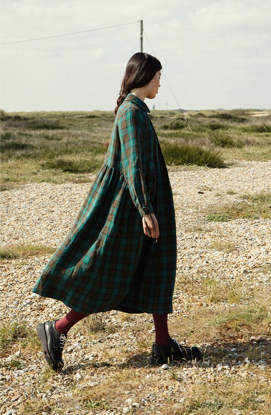 Lifestyle of Clodagh Tartan Dress