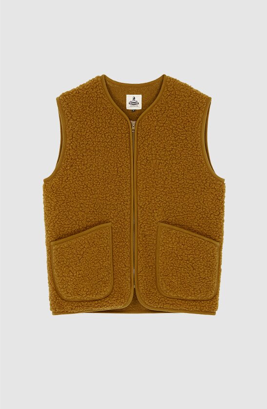 Cinnamon Wool Gilet