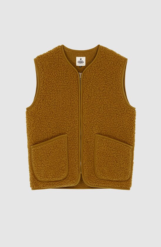 Cinnamon Wool Gilet