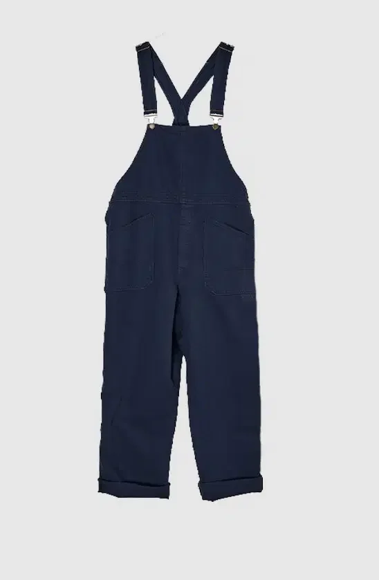 Cut out of Blue Overalls