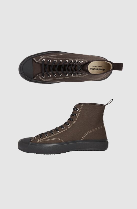 High Top Trainers - Charcoal