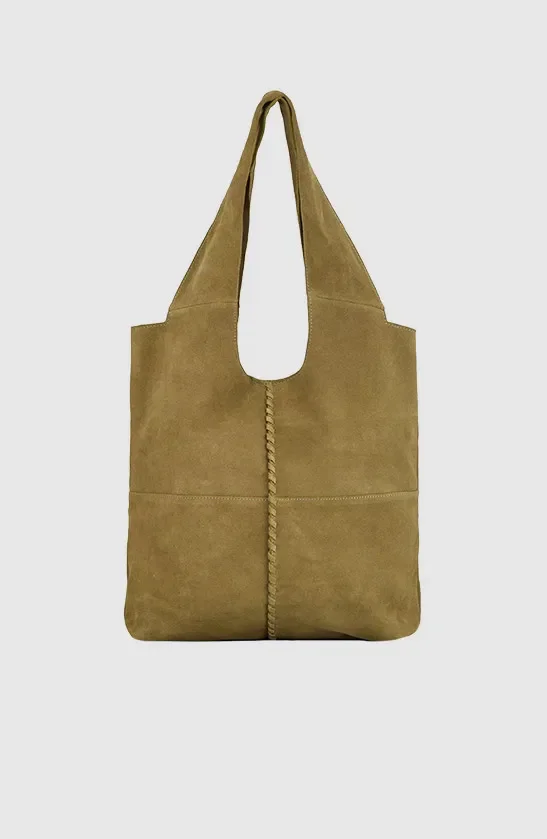 Pistachio Suede Bag