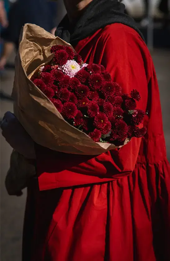 Tarkhan Dress - Paprika red