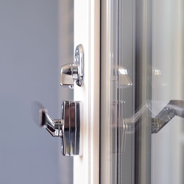 Patio door hardware.