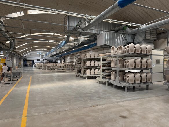 Impressie van het enorme complex