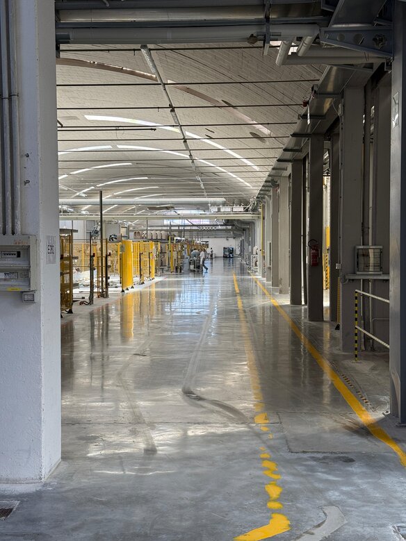 Impressie van het enorme complex