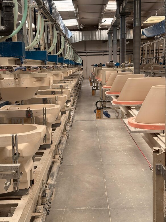 Productie van baden