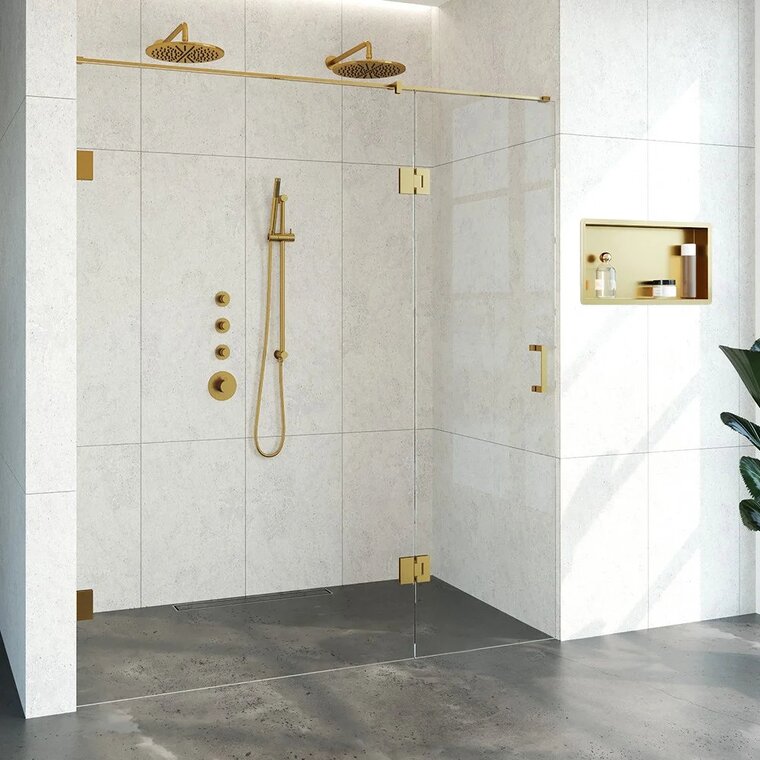 Brauer Gold Edition: dubbele douche met 1 thermostaat