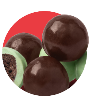 Chocolate Mint Cookie Bites