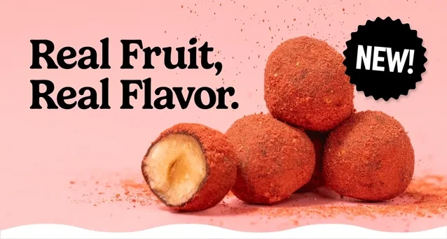 dusted chocolate nuts
