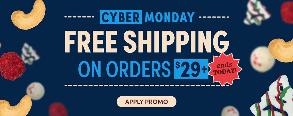 cyber monday free shipping on orders $29+ apply promo
