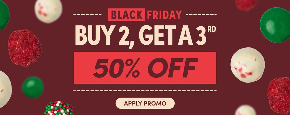 black friday buy 2, get a 3rd 50% off apply promo