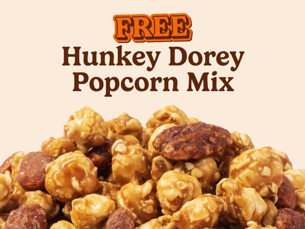 Free Hunkey Dorey Popcorn Mix