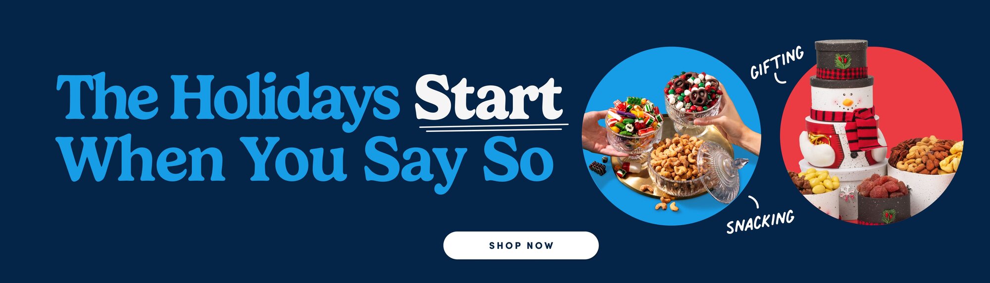 The holidays start when you say so 