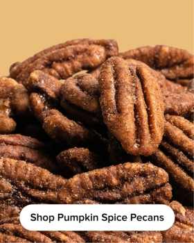 shop pumpkin spice pecans