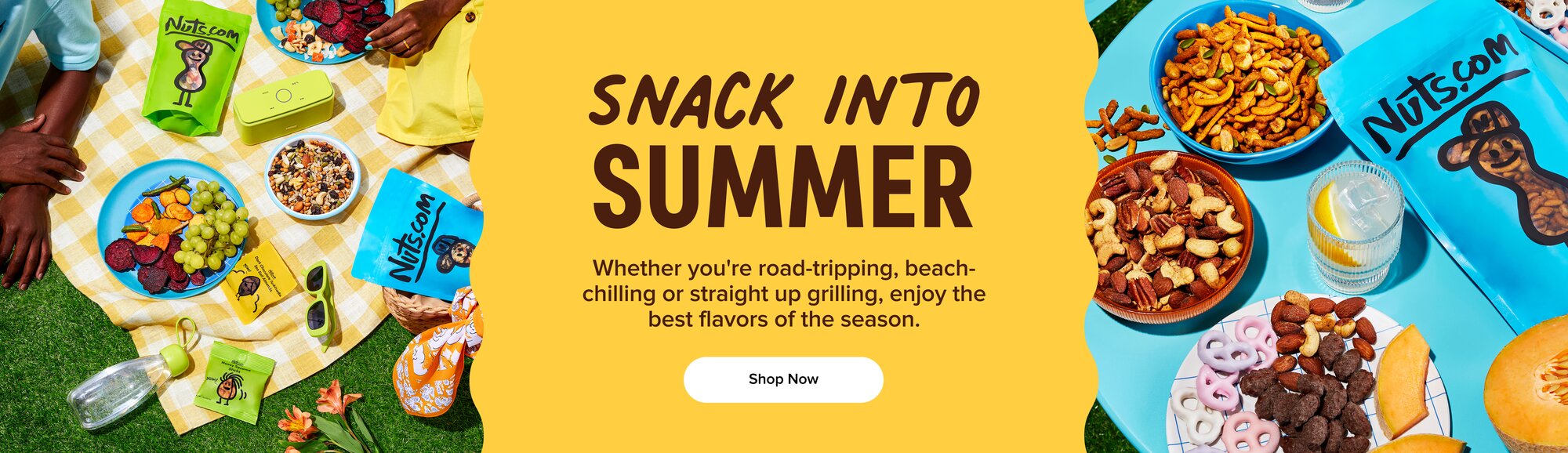 snack into summer. Whether you're road-tripping, beach-chilling or straight up grilling, enjoy the best flavors of the season. shop now
