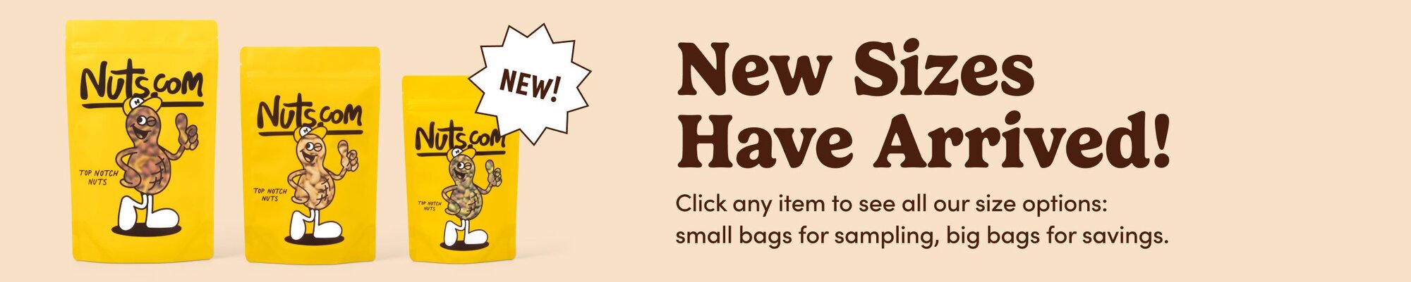 New Sizes Have Arrived