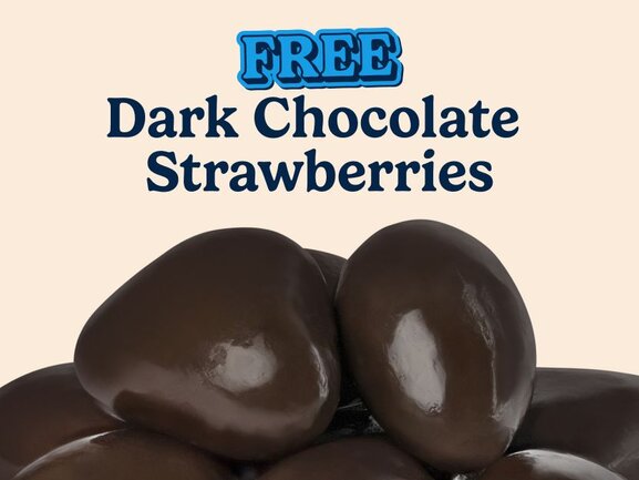 Free Dark Chocolate Strawberries