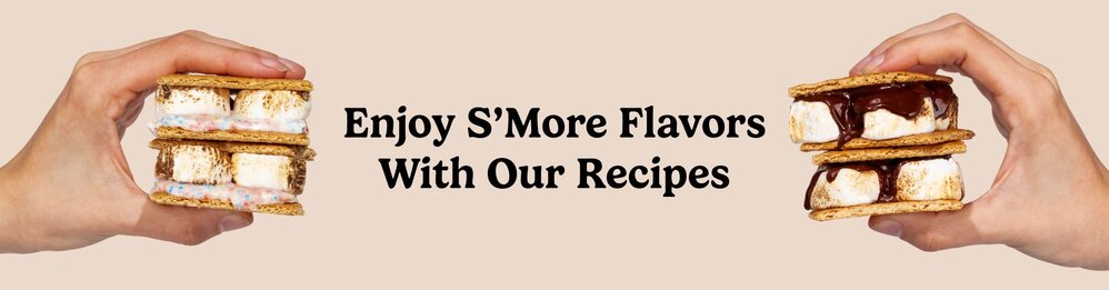 text: Enjoy S'more flavors with our recipes