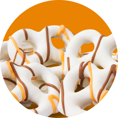Fall Yogurt Pretzels