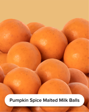 shop pumpkin spice malted milk balls