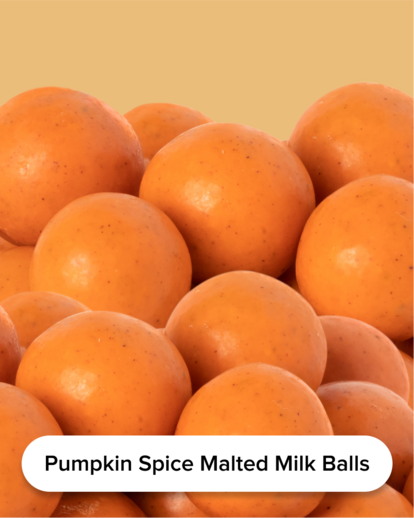 shop pumpkin spice malted milk balls