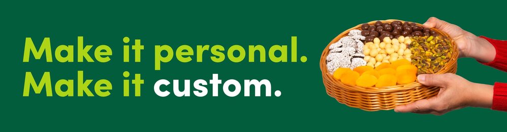 MAKE IT PERSONAL. MAKE IT CUSTOM TEXT