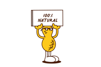 Nut characters holding gifts