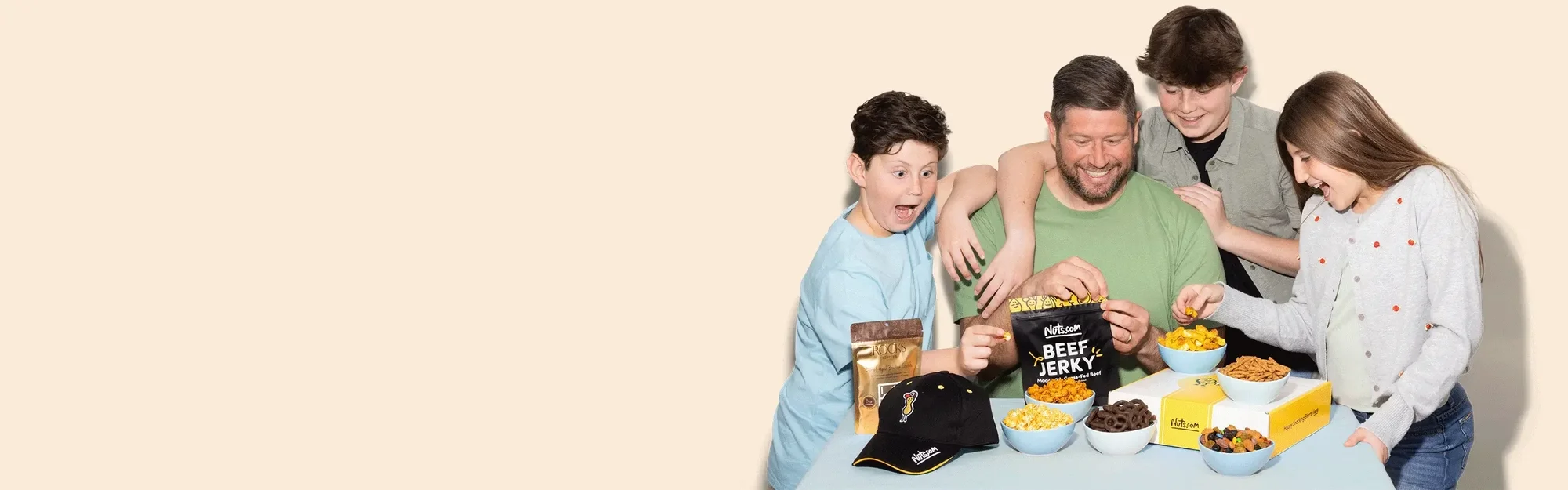 Image of dad with kids