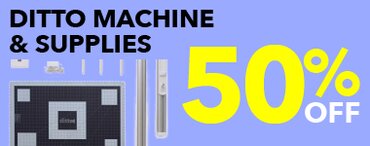 50% off Ditto machine and supplies