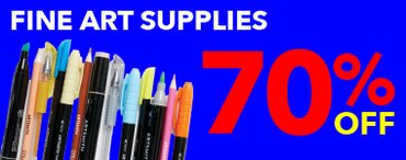 70% off fine art supplies
