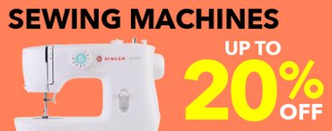 Up to 20% off sewing machines