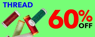 60% off all thread