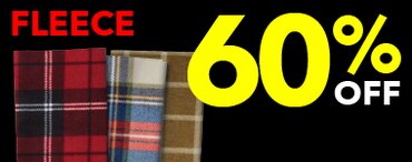 60% off fleece fabric