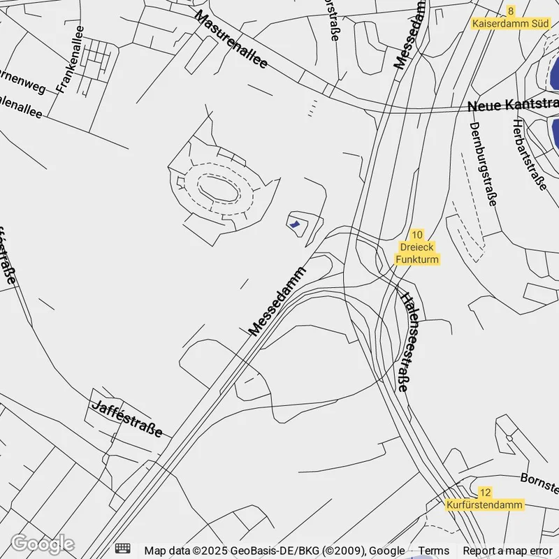 AVUS Tribüne location