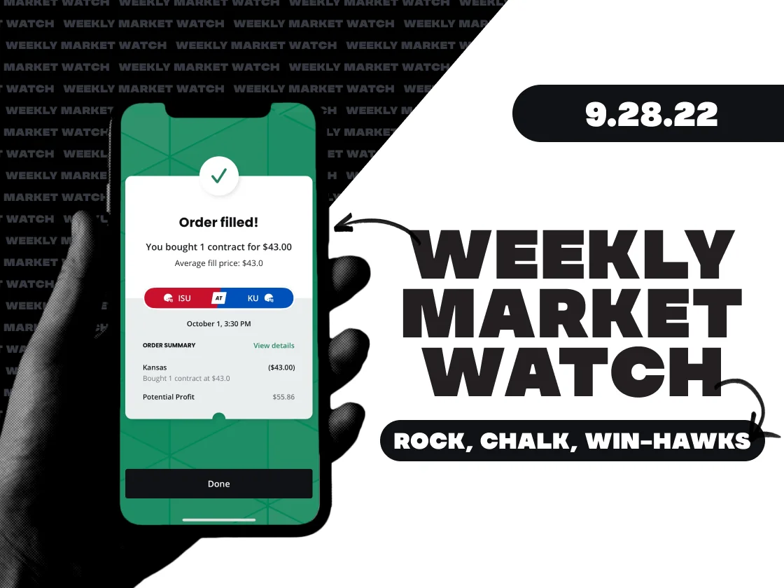 Weekly Market Watch: Rock, Chalk, Win-Hawks image