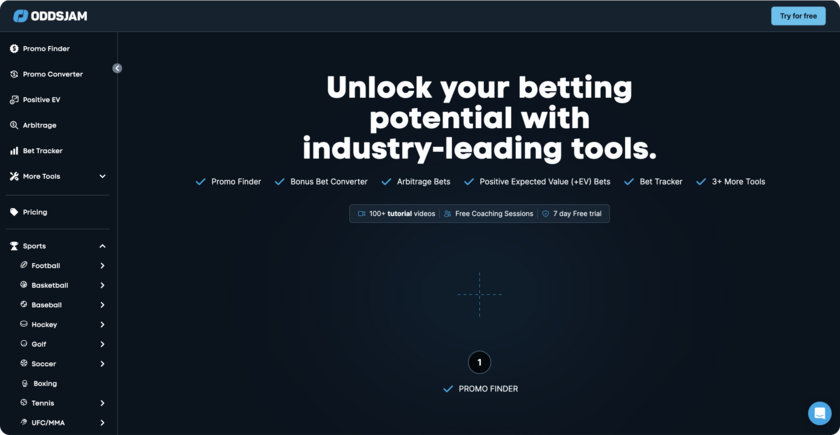 OddsJam - compare sportsbook odds