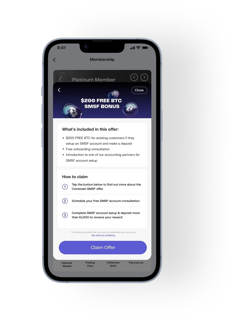 Coinstash Memberships Partner Rewards