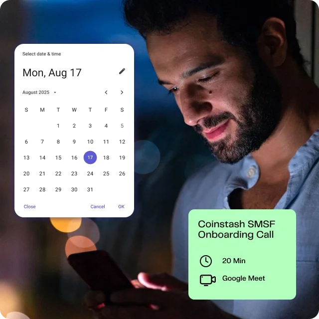Coinstash SMSF Onboarding